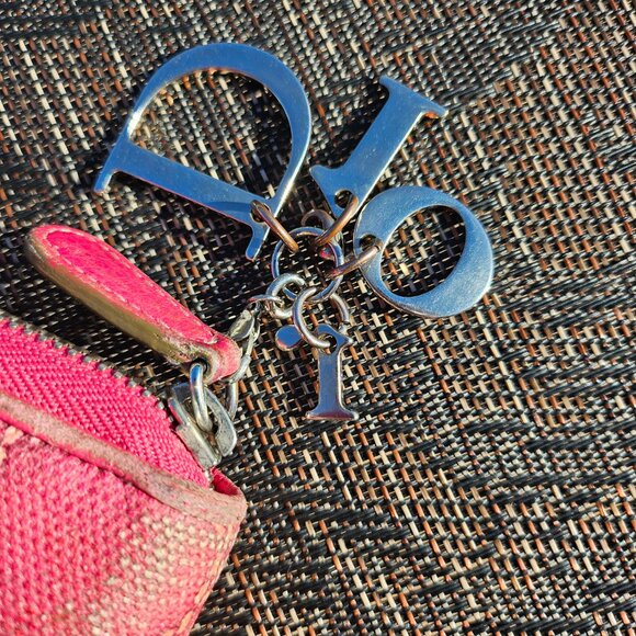 Christian Dior GUC Canape Coated Canvas Wallet with Removable Charm - Picture 15 of 15